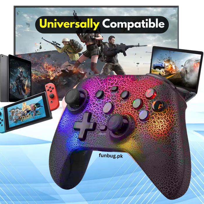 NS21 Universal Gaming Controller - Rgb Lighting – FunBug gaming controller in Pakistan