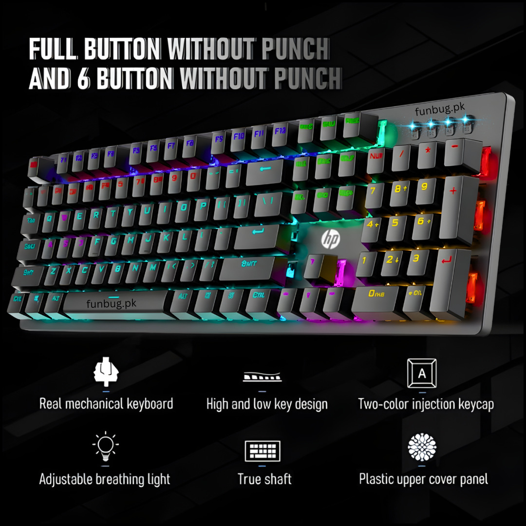 HP GK100F Rgb Mechanical Gaming Keyboard