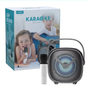 4" Bluetooth Speaker with FREE Wireless Microphone