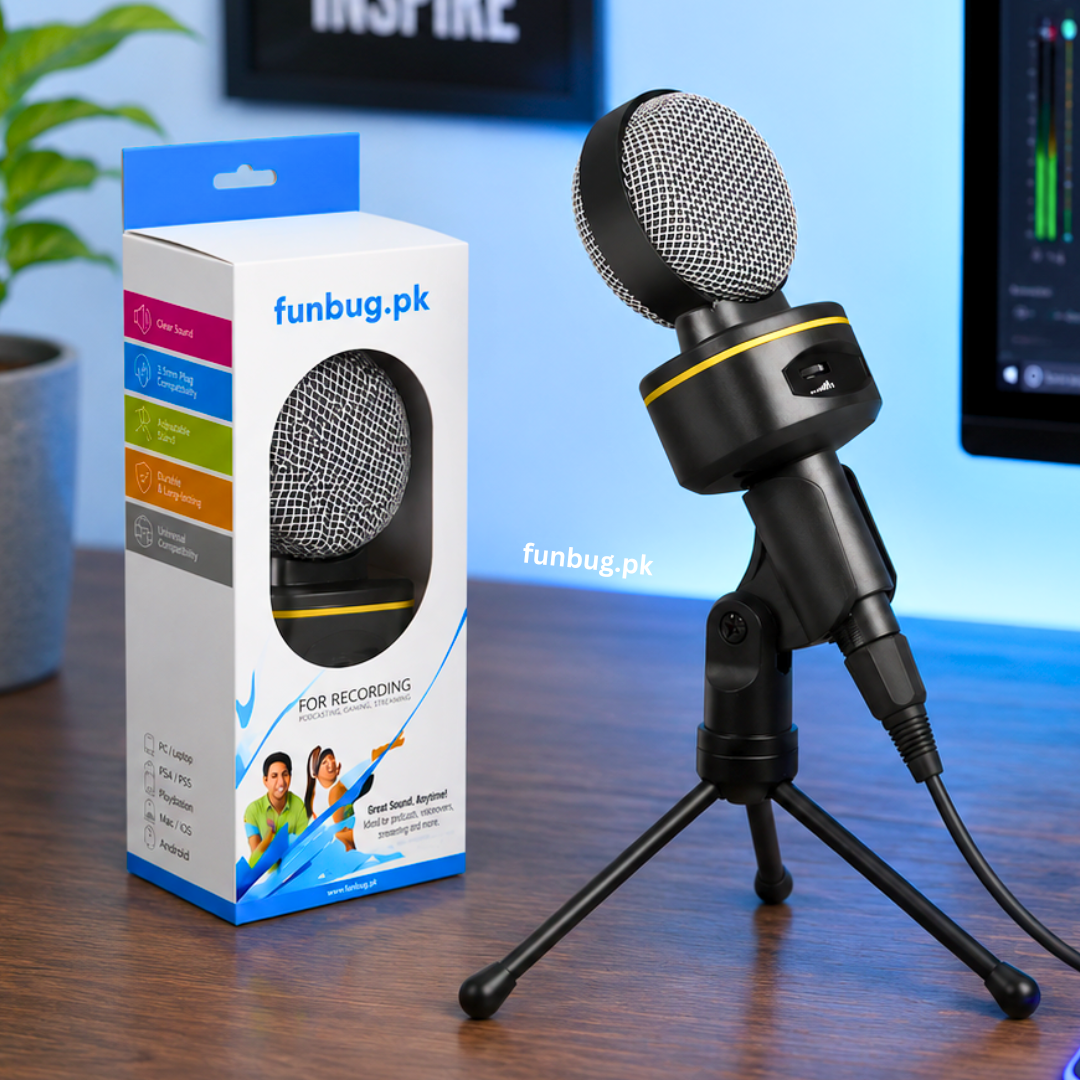 FunBug SF930 Budget Condenser Microphone with Stand
