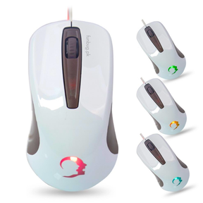 GK Optical Wired Gaming Mouse - White