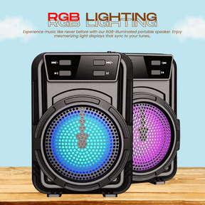 Wireless Bluetooth Speaker Rgb - SD Card, FM Radio, USB