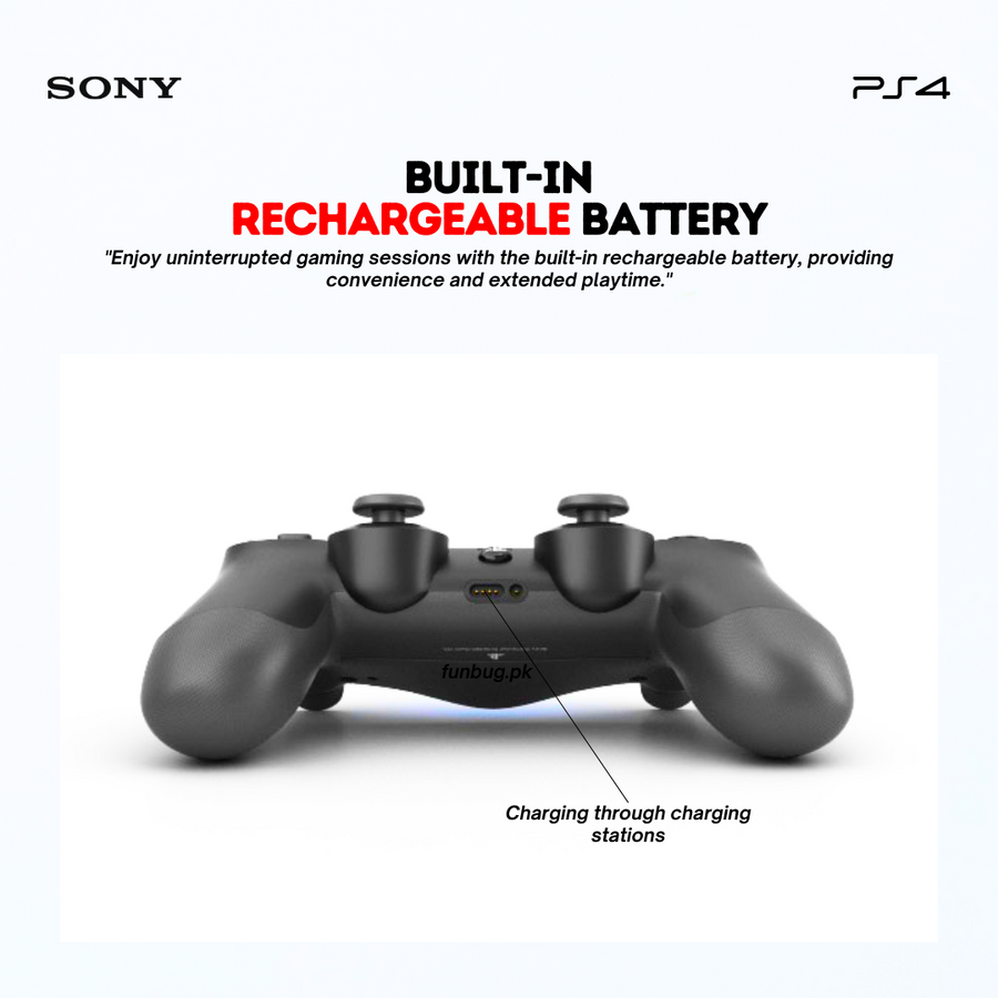Sony DualShock4 PS4 Controller - Black – FunBug gaming controller in Pakistan