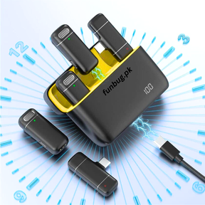 WM13 Dual Wireless Mic - Digital Charging Case