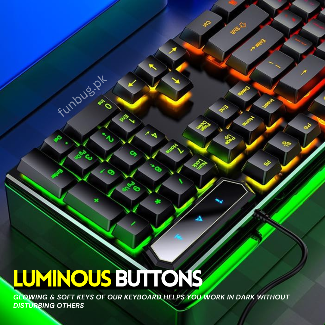 3in1 Gaming Keyboard & Mouse Combo + MousePad