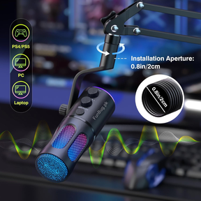 SU8 Professional USB Desktop Rgb Microphone