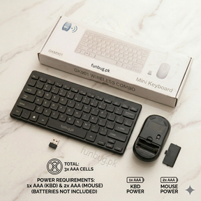 Mini Wireless Keyboard & Mouse Combo - GKM901