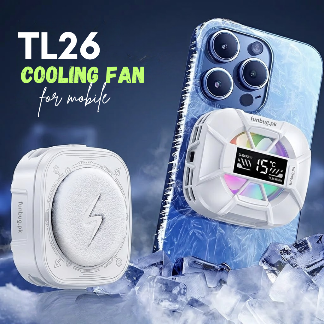 TL26 Magnetic & Clip Mobile Phone Cooler | Digital Display