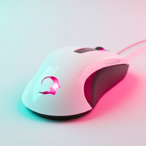 GK Optical Wired Gaming Mouse - White