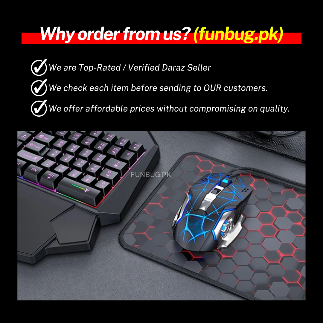 Skylion Rgb Wired Gaming Mouse - Black & White