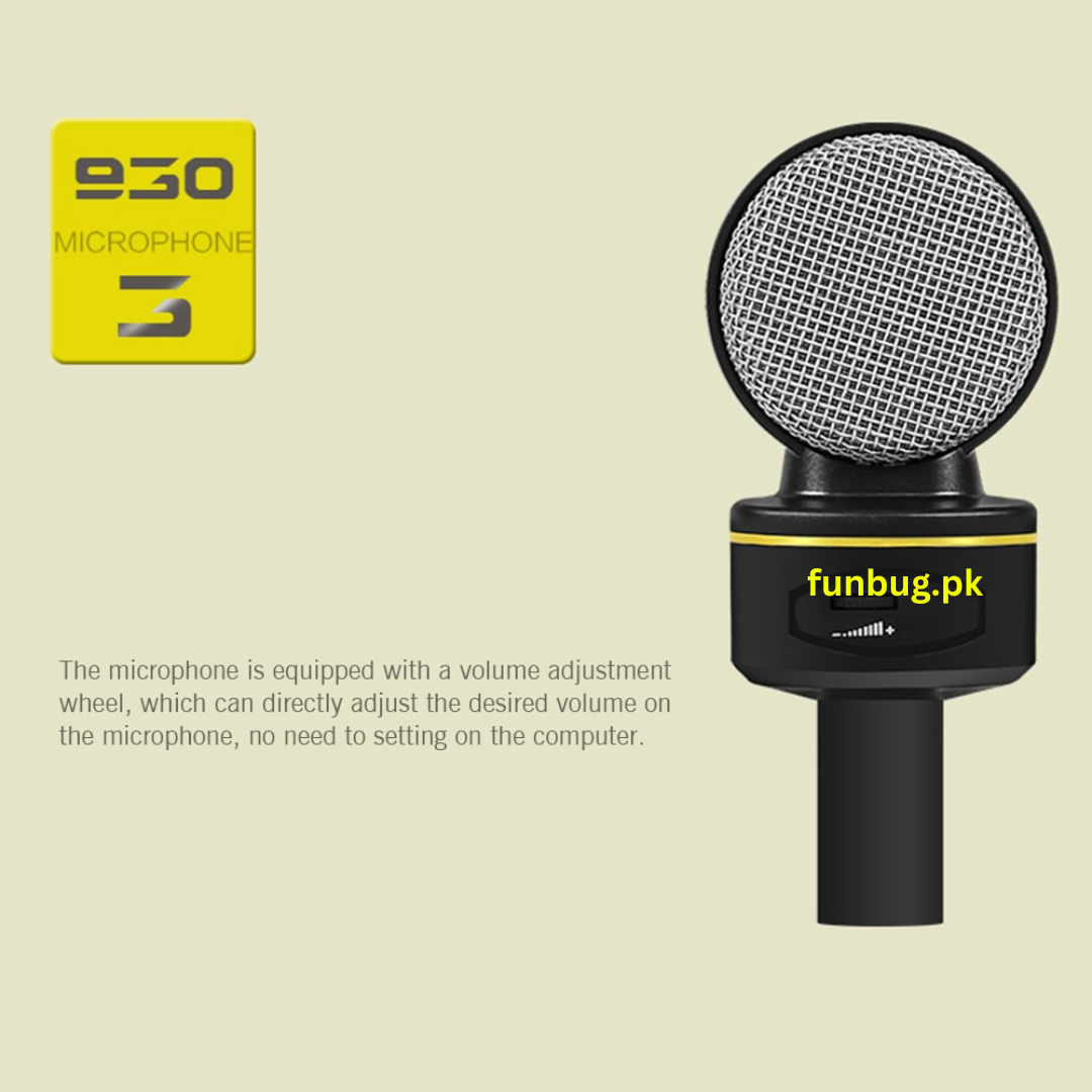FunBug SF930 Budget Condenser Microphone with Stand