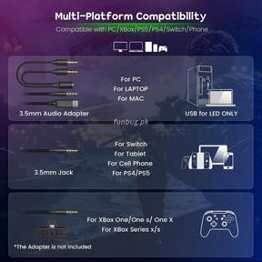 V2X Gaming Headset with Noise Reducing Mic