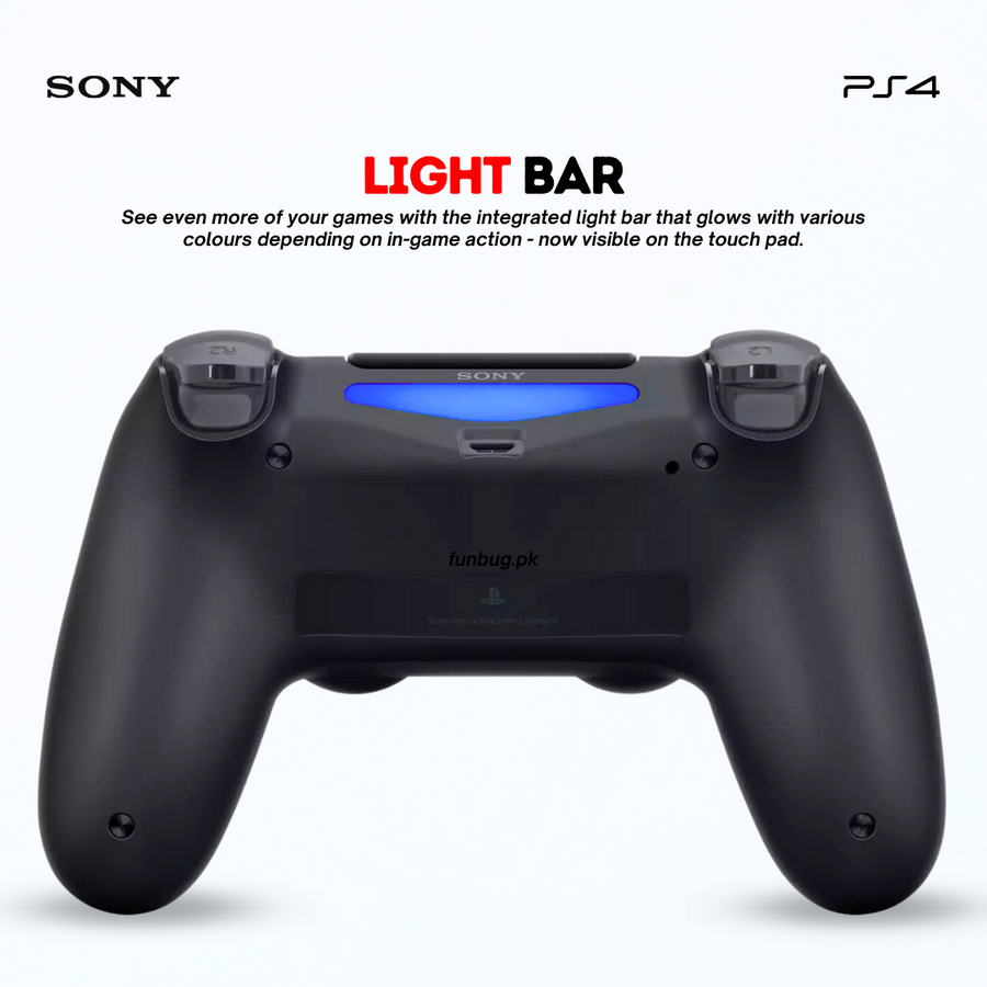 Sony DualShock4 PS4 Controller - Black – FunBug gaming controller in Pakistan