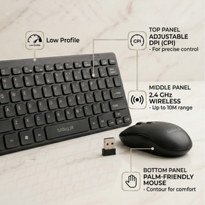 Mini Wireless Keyboard & Mouse Combo - GKM901