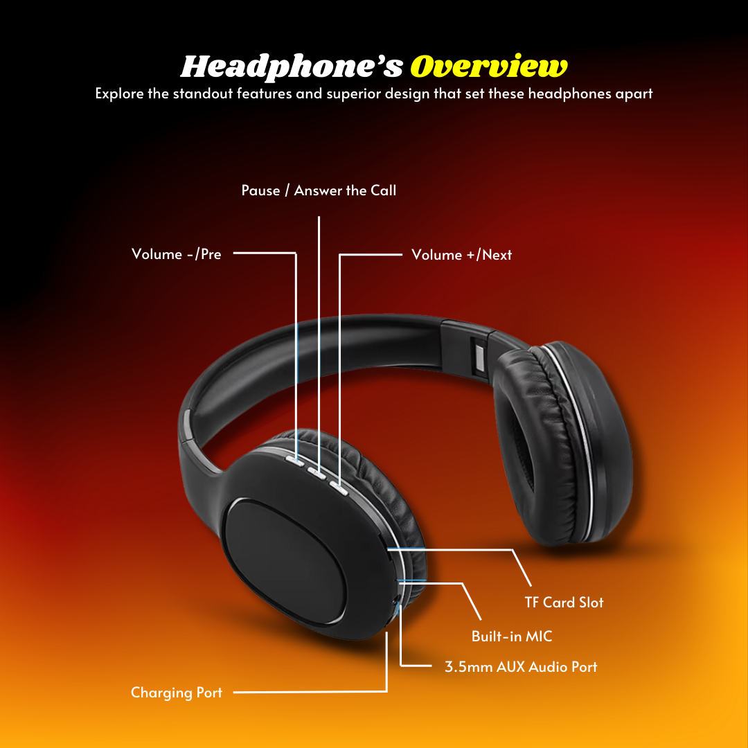 RGB Bluetooth Headphones