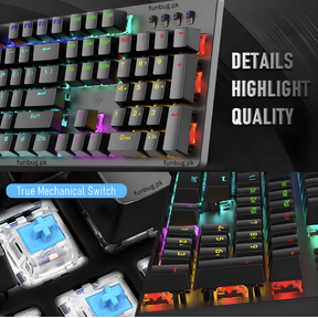 HP GK100F Rgb Mechanical Gaming Keyboard