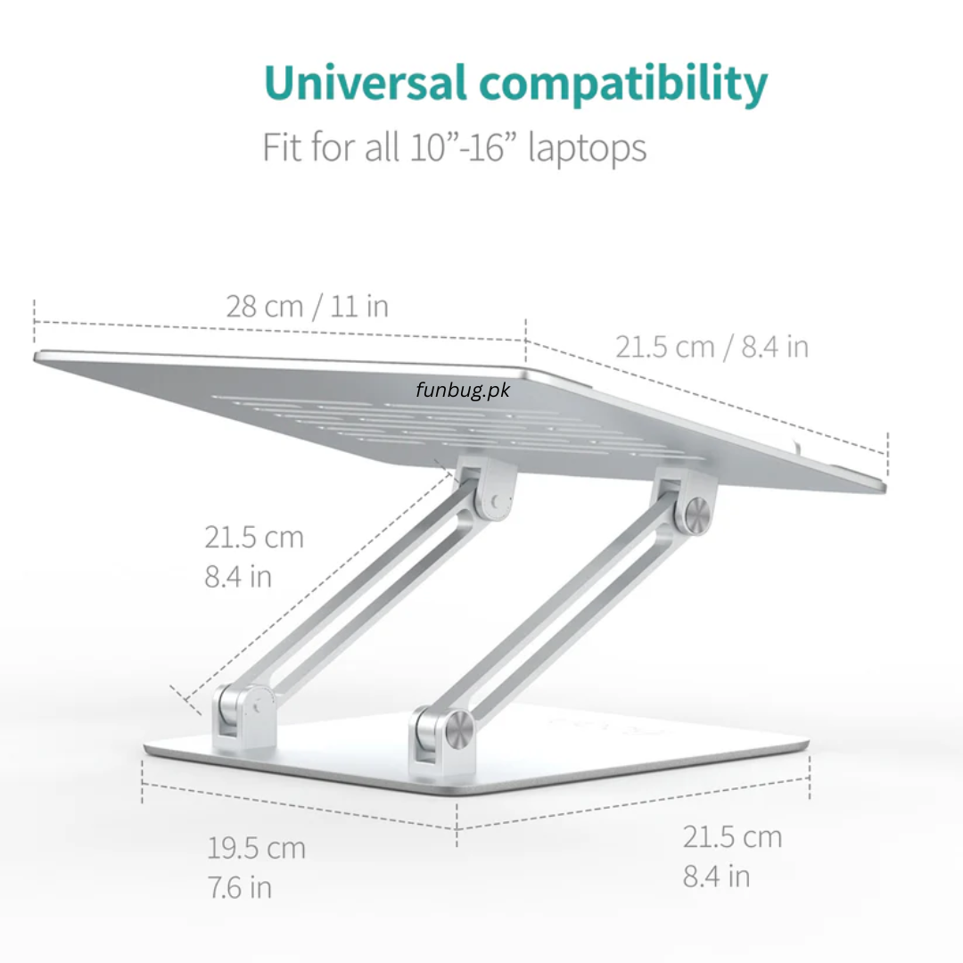 1kg Heavy-Duty Aluminum Laptop Stand