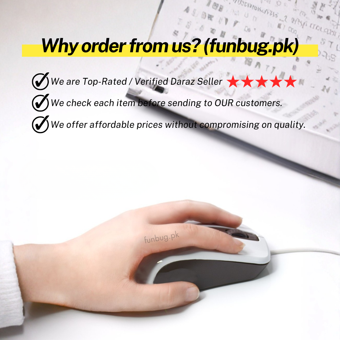 GK Optical Wired Gaming Mouse - White