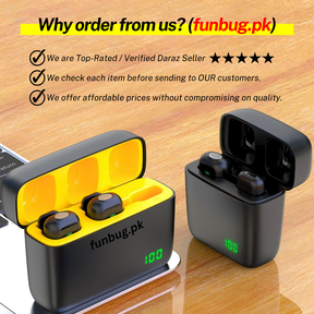 WM13 Dual Wireless Mic - Digital Charging Case