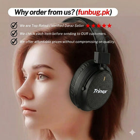 Trinex Vibe One Wireless Bluetooth Headphones