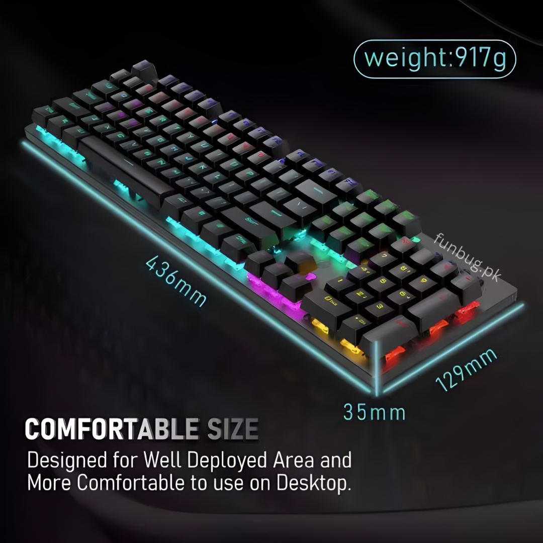 HP GK100F Rgb Mechanical Gaming Keyboard