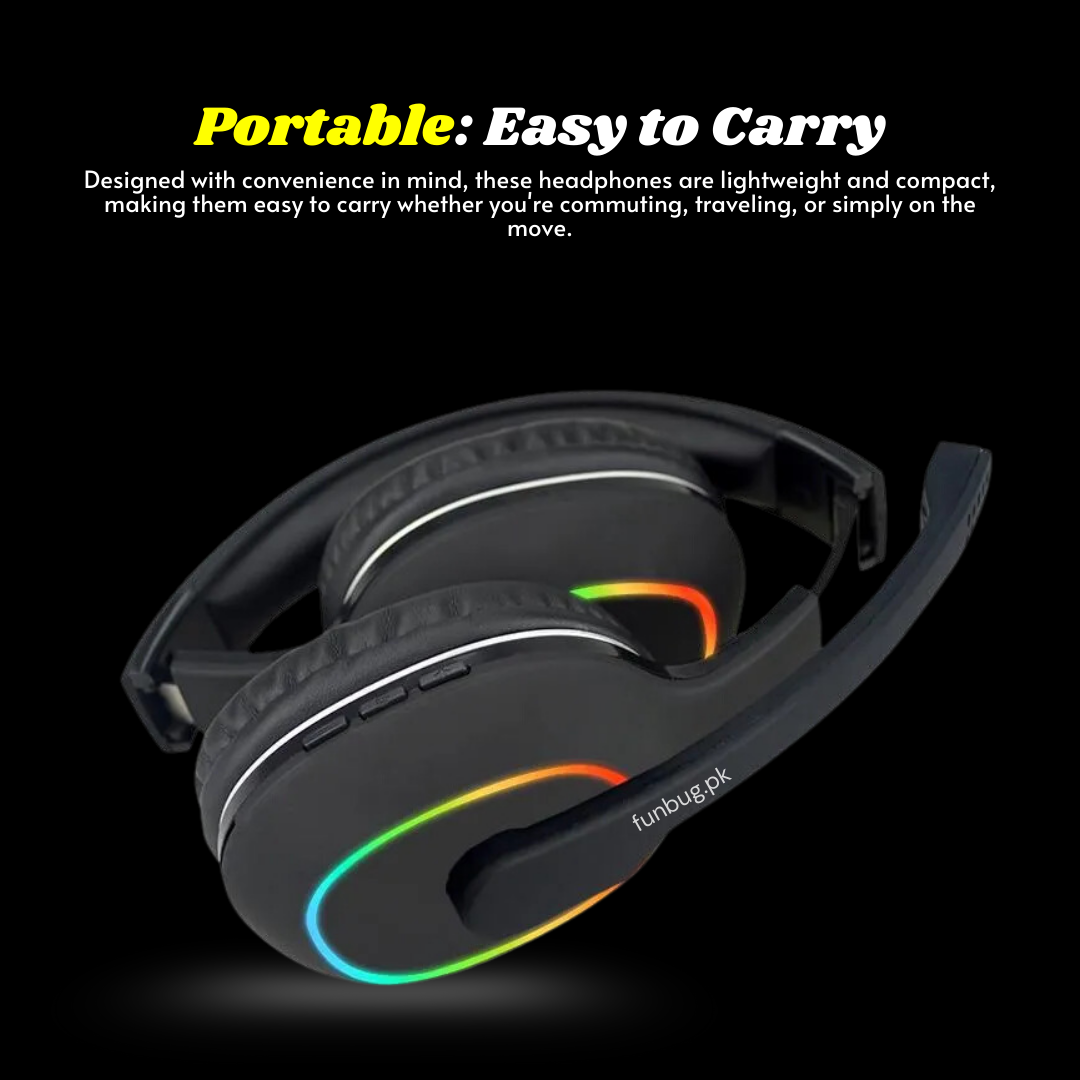 RGB Bluetooth Headphones