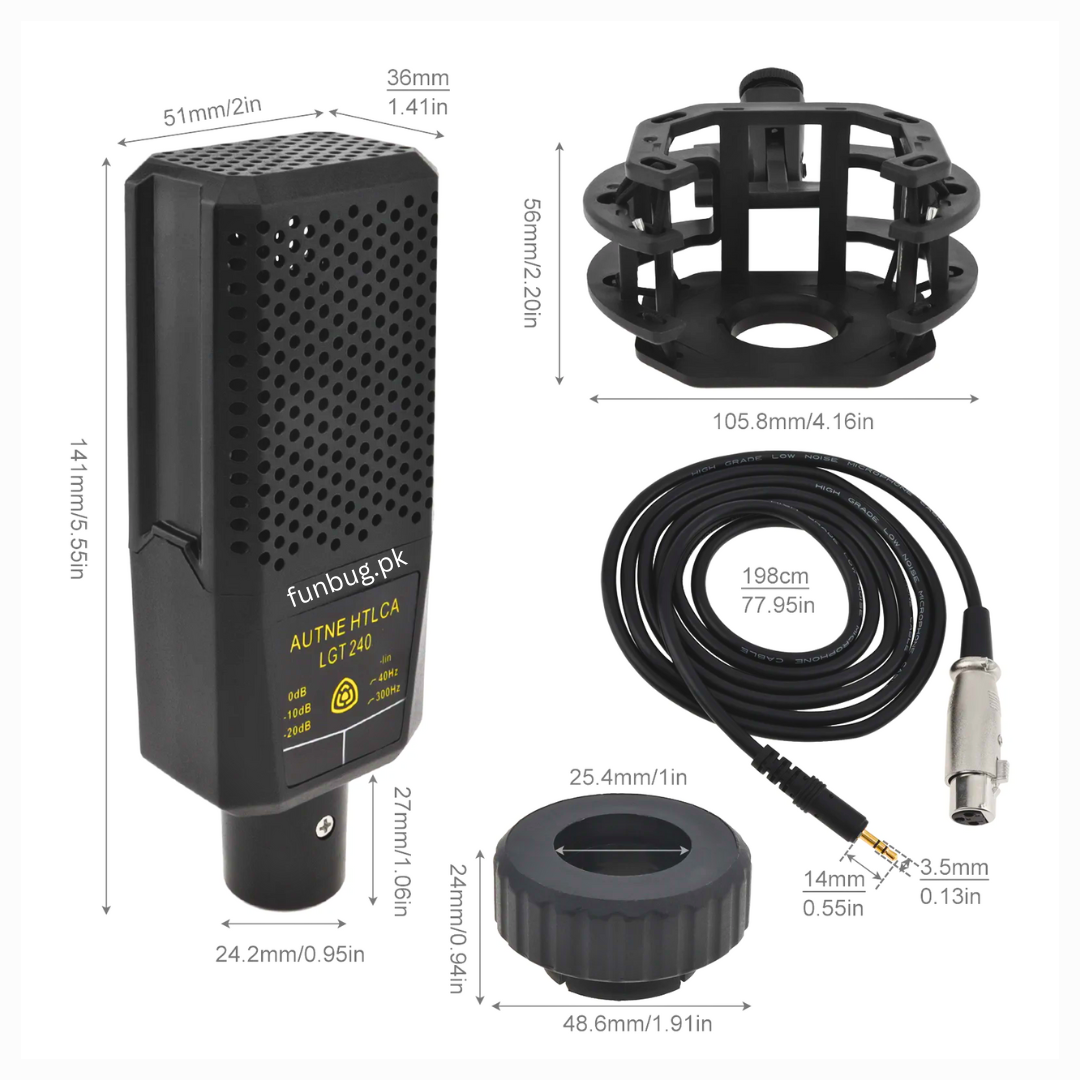 LGT240 Condenser Mic – Studio Recording Podcast