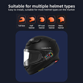 K06 Bluetooth Helmet Headset | Wireless Intercom
