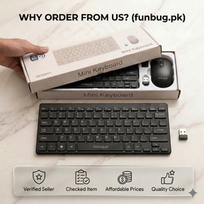 Mini Wireless Keyboard & Mouse Combo - GKM901