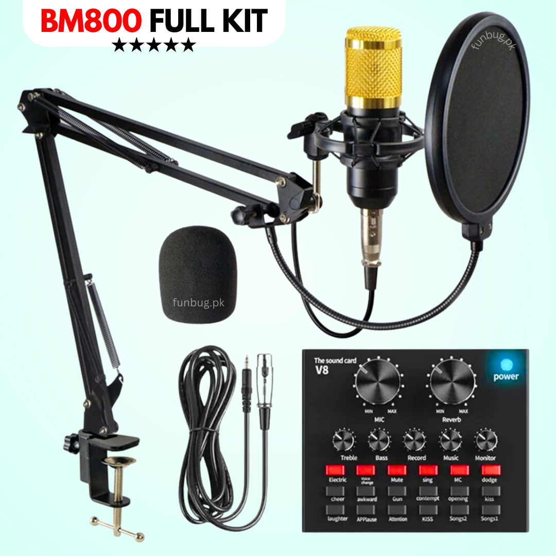 BM800 Complete Microphone Studio Kit