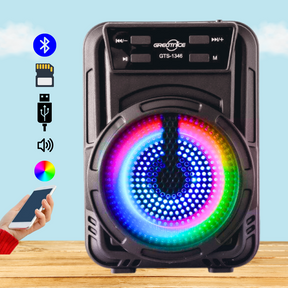 Wireless Bluetooth Speaker Rgb - SD Card, FM Radio, USB