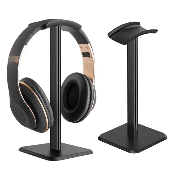 Universal Headphone Stand Holder - Black & White – FunBug headphone stand in Pakistan