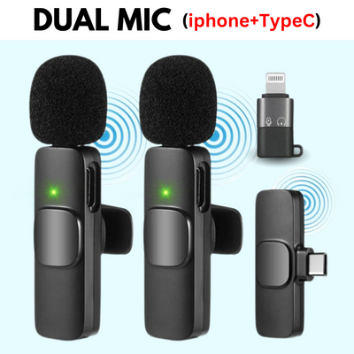FunBug Wireless Lavalier Microphone | K8, K11