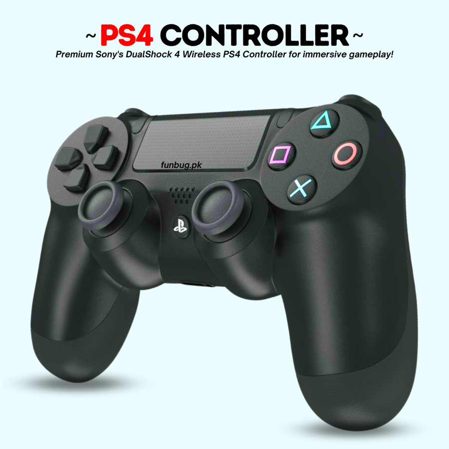 Sony DualShock4 PS4 Controller - Black – FunBug gaming controller in Pakistan