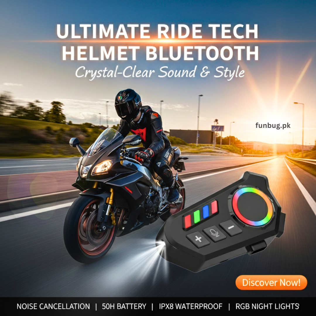 K06 Bluetooth Helmet Headset | Wireless Intercom