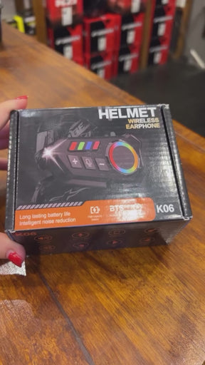 K06 Bluetooth Helmet Headset | Wireless Intercom