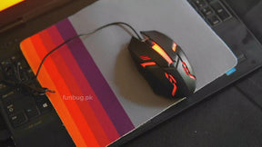 Wired Rgb Mouse - Black & White - 7 Light