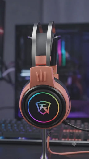 XOX T9 Gaming Headset - Peach