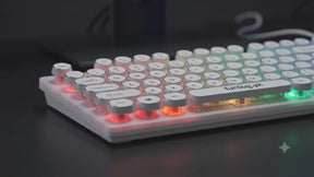 DKWR Retro Gaming Keyboard & Mouse Combo