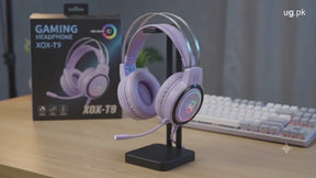 XOX T9 Lavender Rgb Gaming Headphones