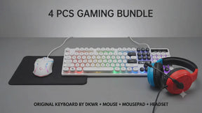 4in1 Keyboard, Mouse, Headset, Mousepad Combo