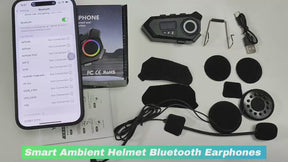 Bluetooth Intercom Headset Device for Helmets