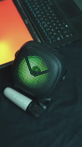 4" Bluetooth Speaker with FREE Wireless Microphone
