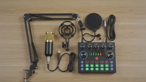 Original BM800 Condenser Microphone Kit with Upgraded V10 Sound Card