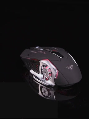 Rechargeable Wireless Mouse - 600mAh, 6 Buttons, 3200DPI