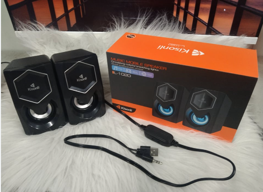 Kisonli L1020 Dual Wired Speakers for PC, TV, Laptop